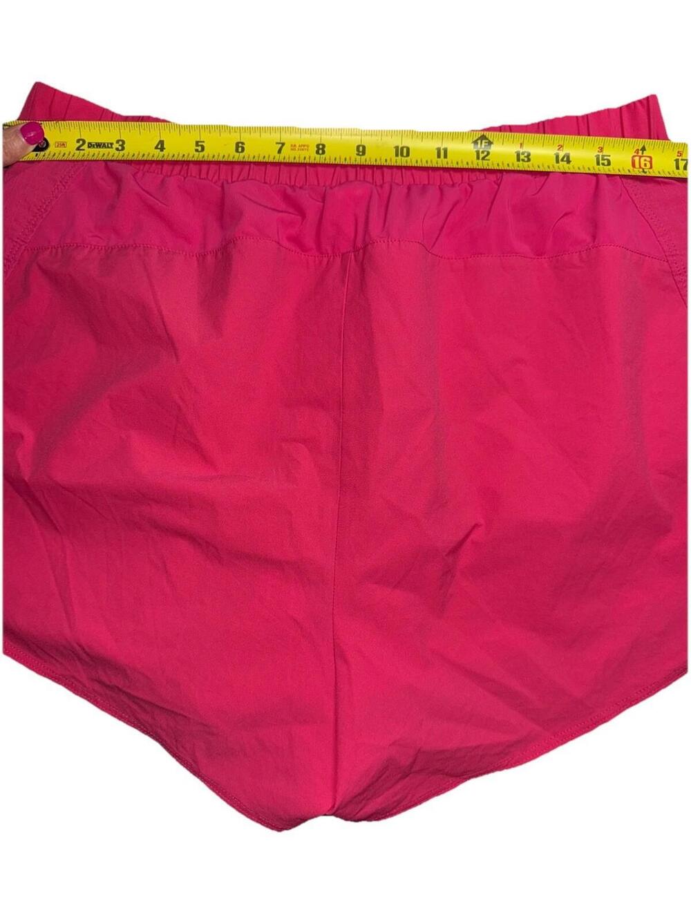 Alo Womens Playmaker Pink Dolphin Shorts Sz L Active Barbie Athleisure #02 - Picture 9 of 12